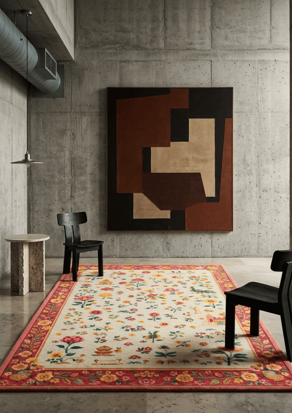 Woolen Handtufted Carpet_  Bahaar