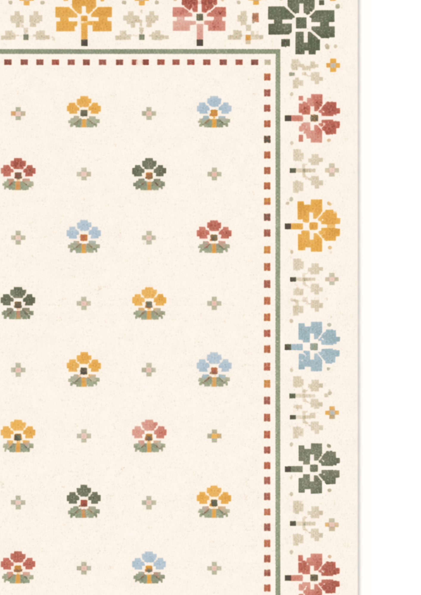 Woolen Handtufted Carpet_  Rang Phool