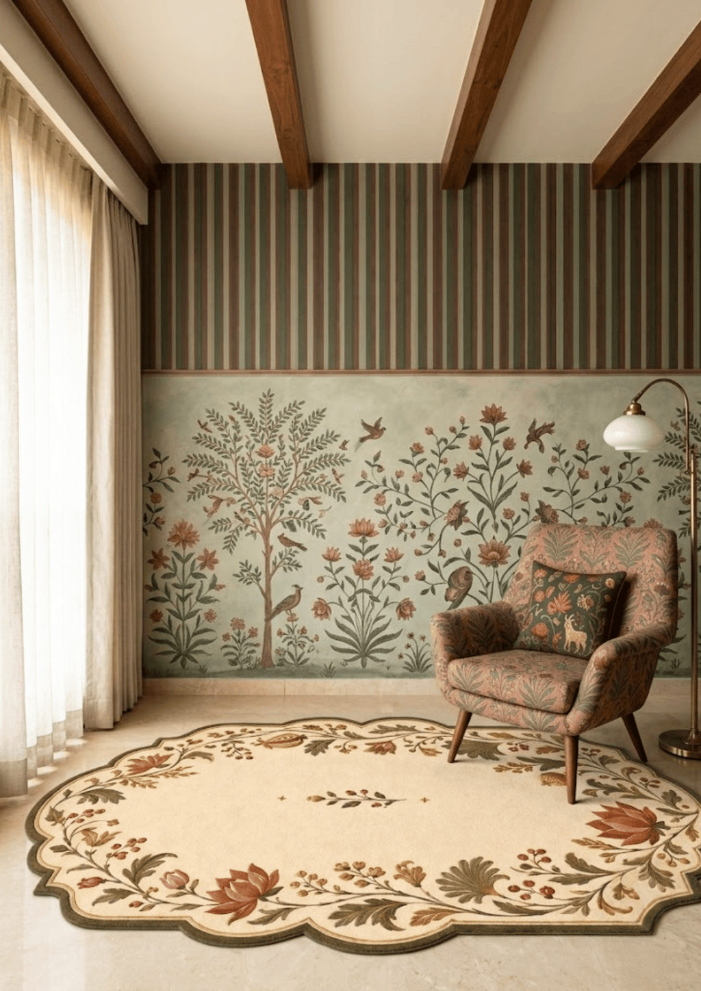 Woolen Handtufted Carpet _ Pankhuri