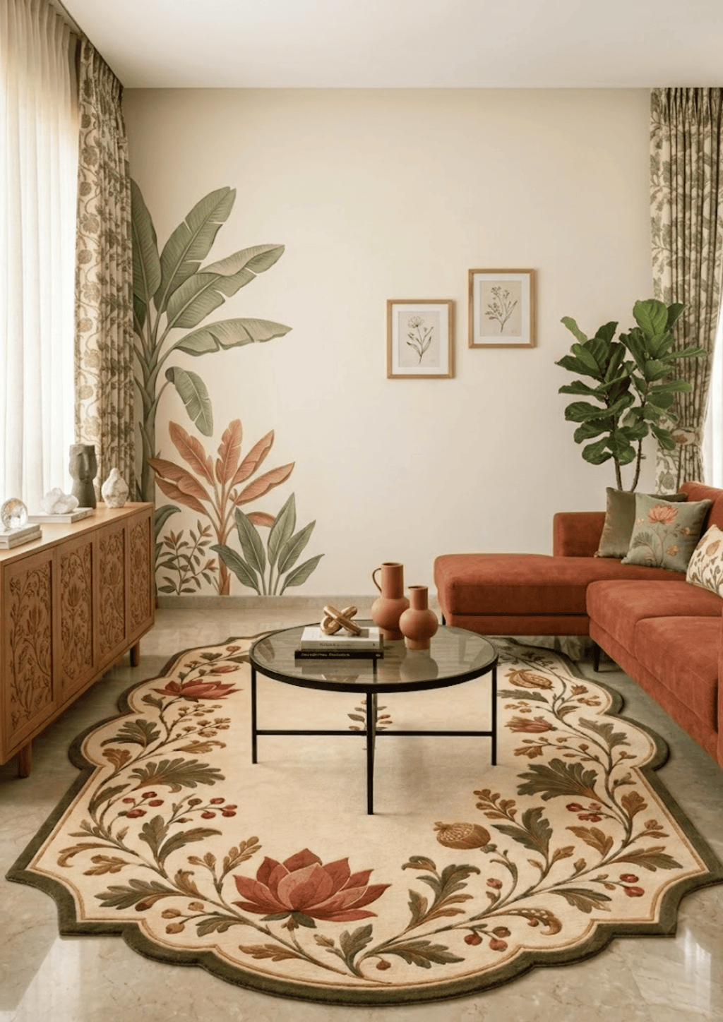 Woolen Handtufted Carpet _ Pankhuri