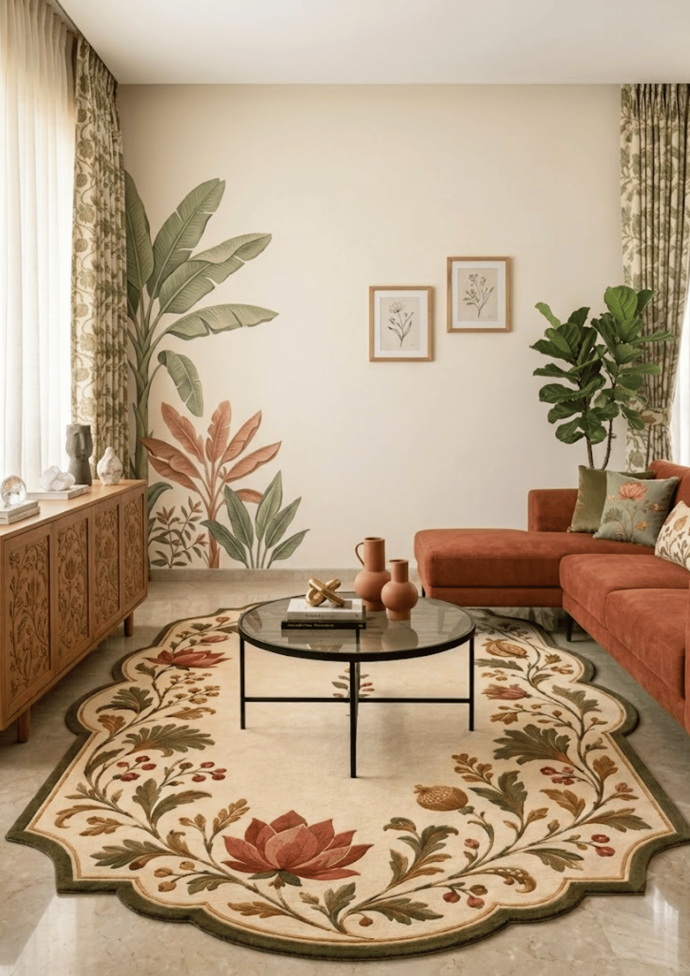 Woolen Handtufted Carpet _ Pankhuri