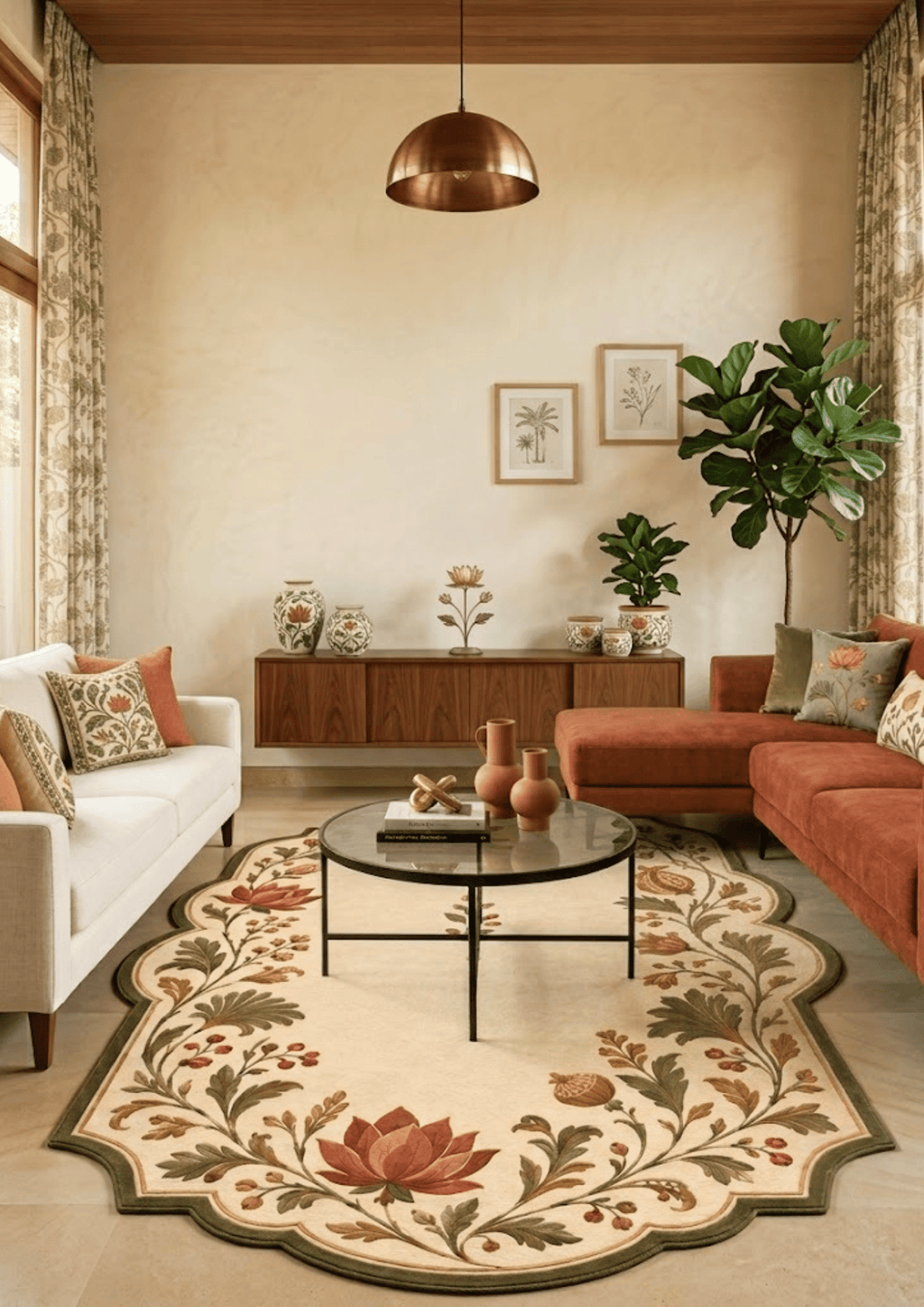 Woolen Handtufted Carpet _ Pankhuri