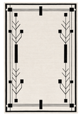 Woolen Handtufted Carpet_ Prairie Frame
