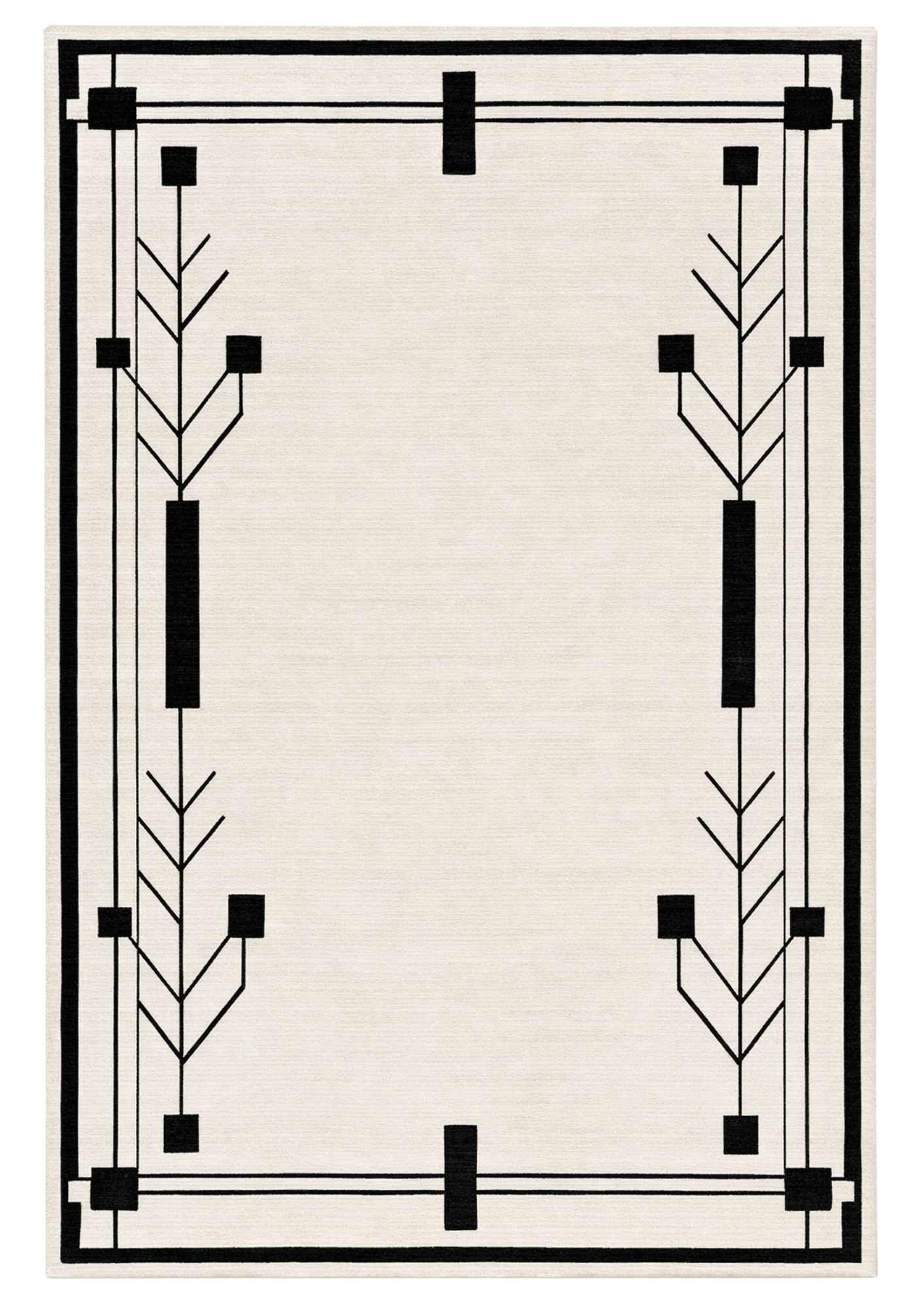 Woolen Handtufted Carpet_ Prairie Frame