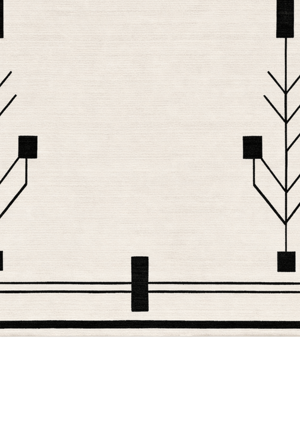 Woolen Handtufted Carpet_ Prairie Frame