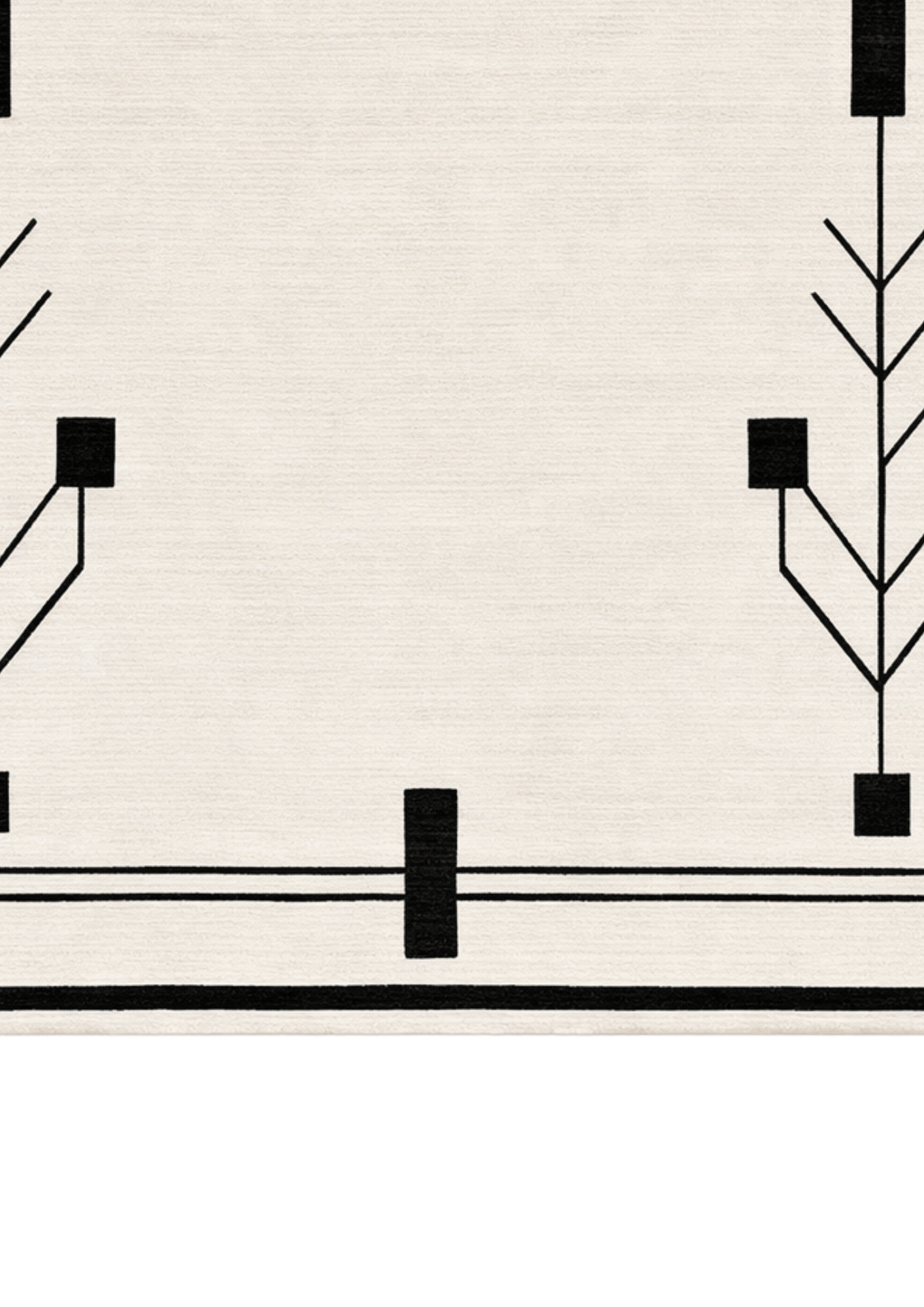 Woolen Handtufted Carpet_ Prairie Frame