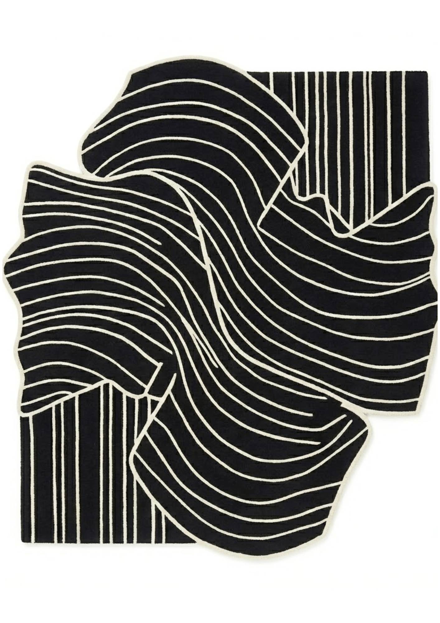 Woolen Handtufted Carpet_RippleGrid