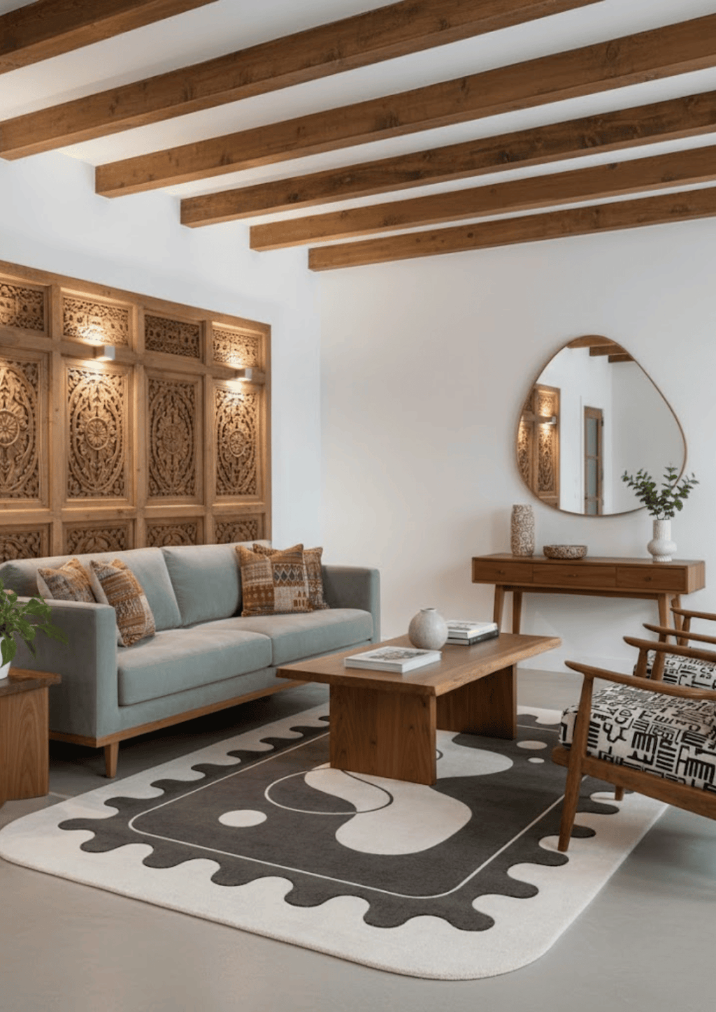 Woolen Handtufted Carpet_ Saaz