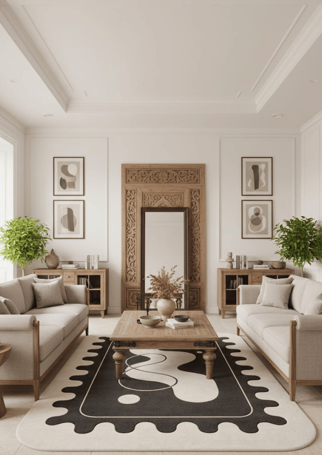 Woolen Handtufted Carpet_ Saaz