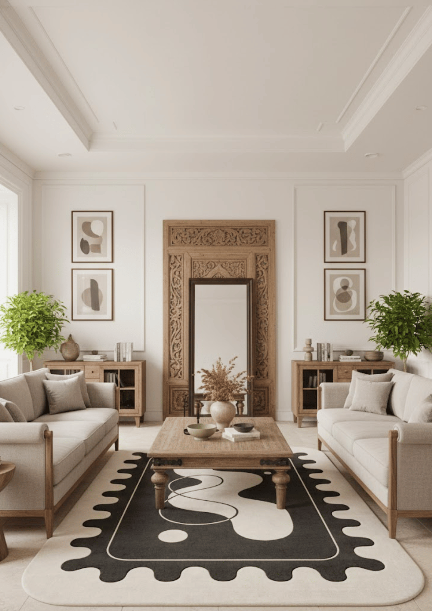 Woolen Handtufted Carpet_ Saaz