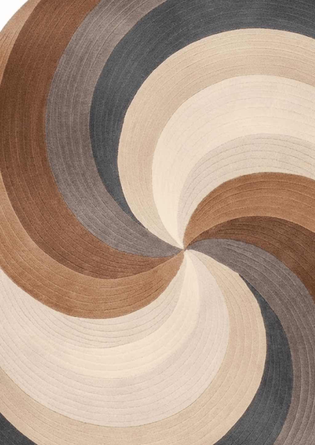 Woolen Handtufted Carpet_ TerraSwirl