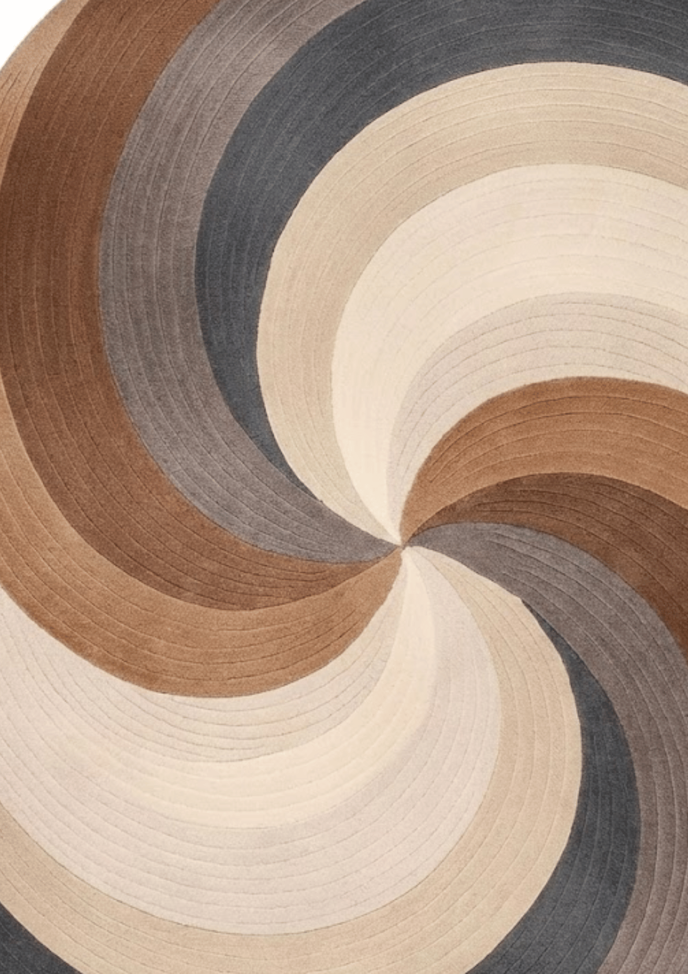 Woolen Handtufted Carpet_ TerraSwirl