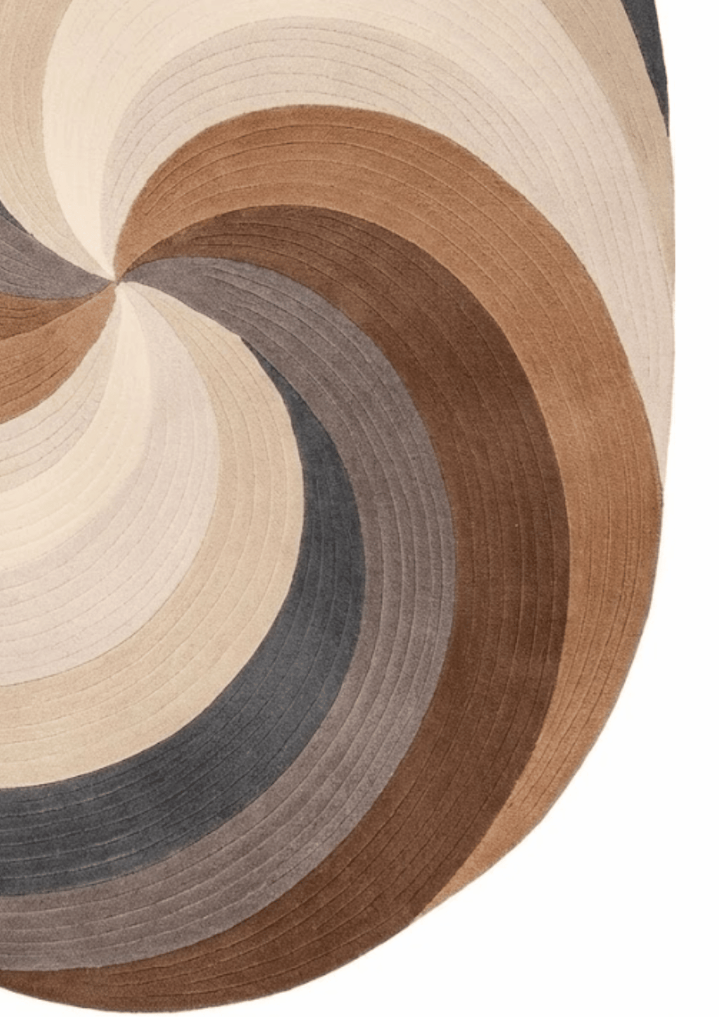Woolen Handtufted Carpet_ TerraSwirl