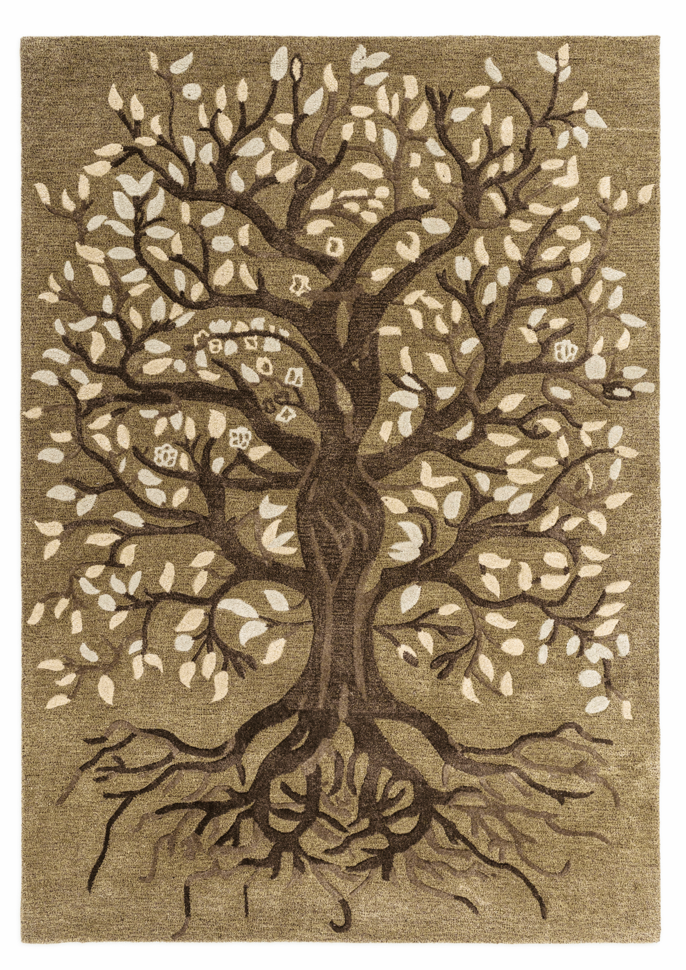 Woolen Handmade Carpet - Tree of Life