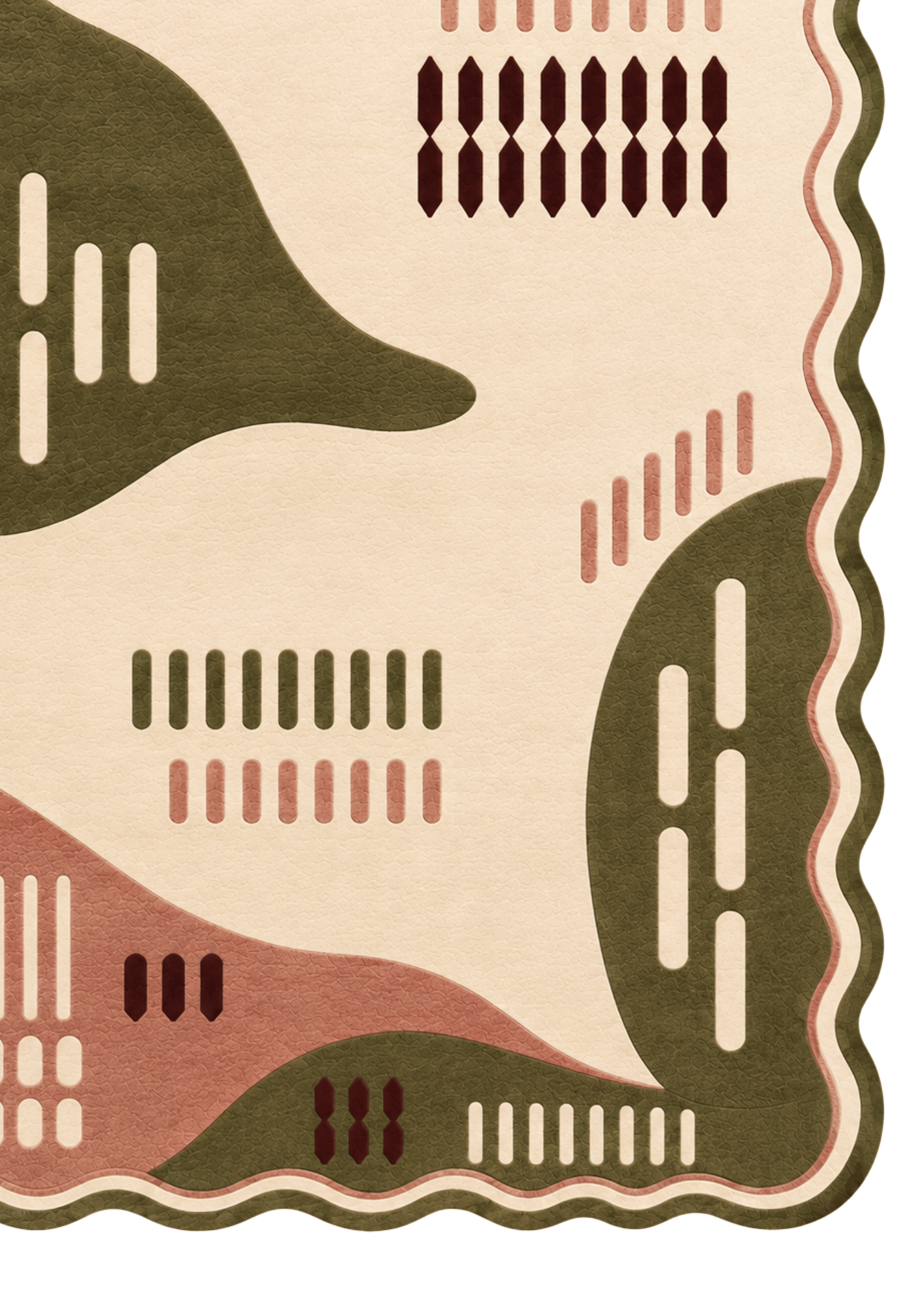 Woolen Handtufted Carpet - Mitti Grove