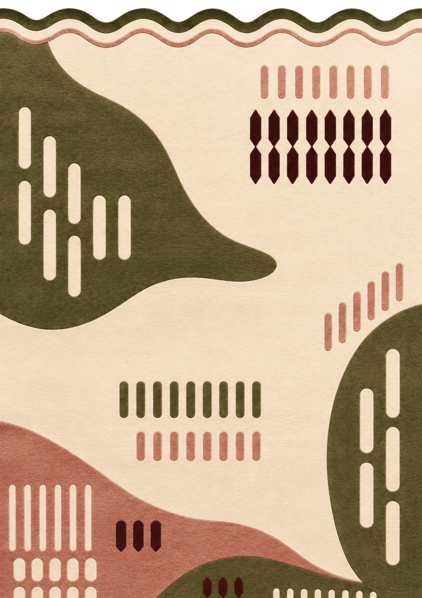 Woolen Handtufted Carpet - Mitti Grove