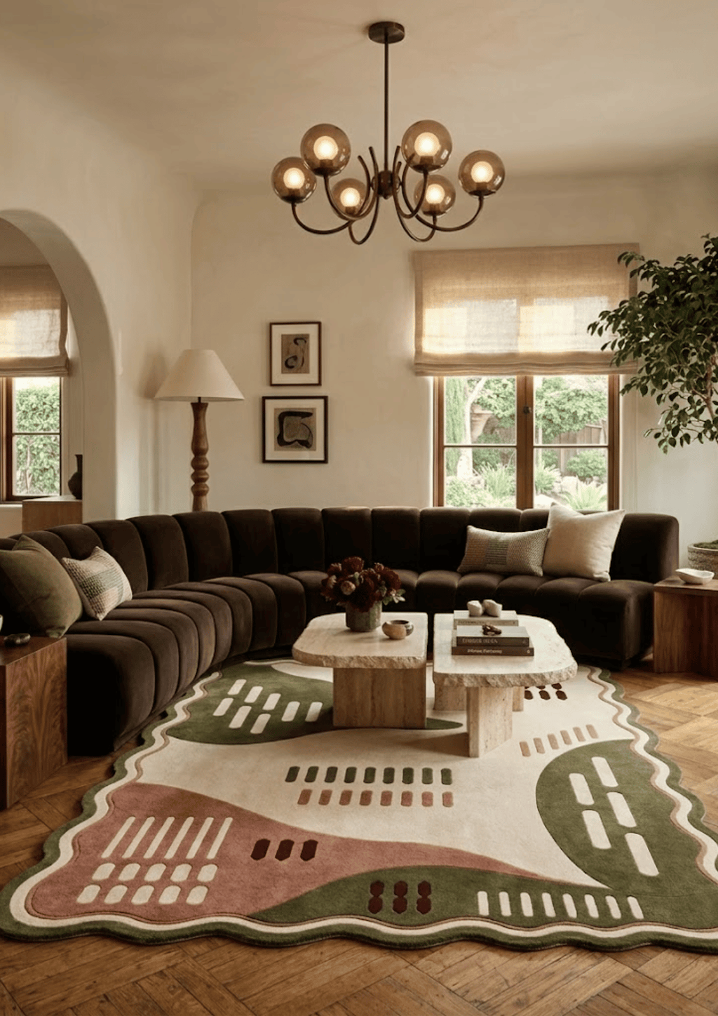 Woolen Handtufted Carpet - Mitti Grove