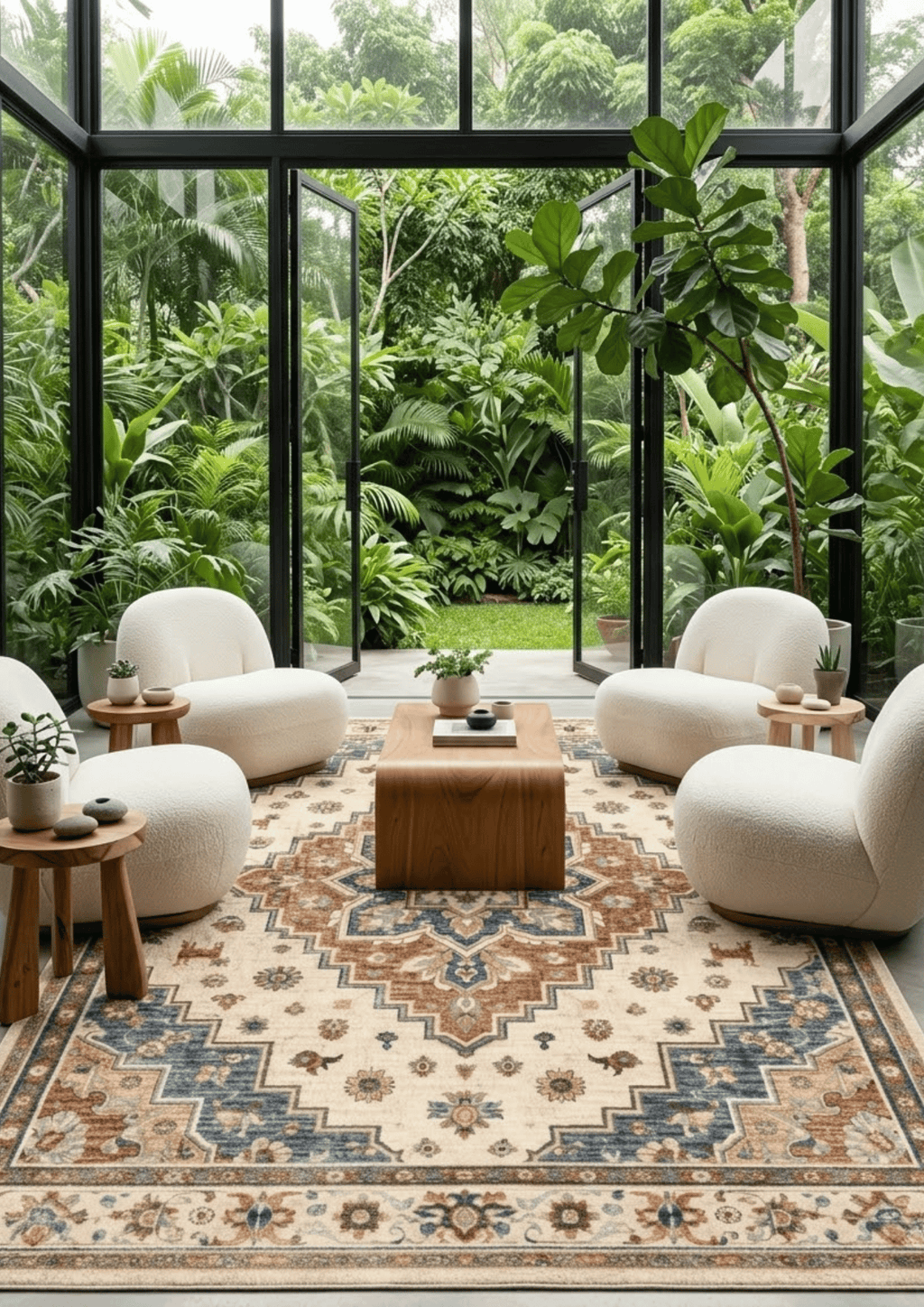Woolen Handtufted Carpet_ Veerangan
