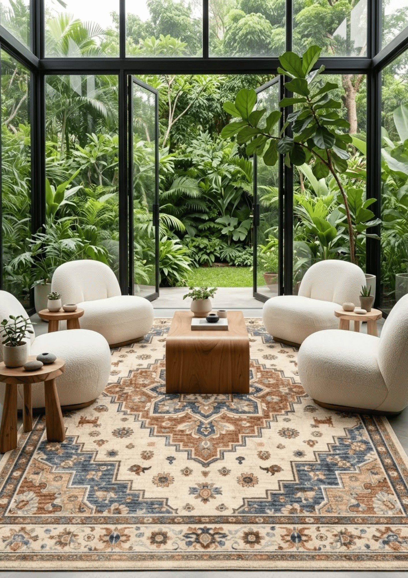 Woolen Handtufted Carpet_ Veerangan
