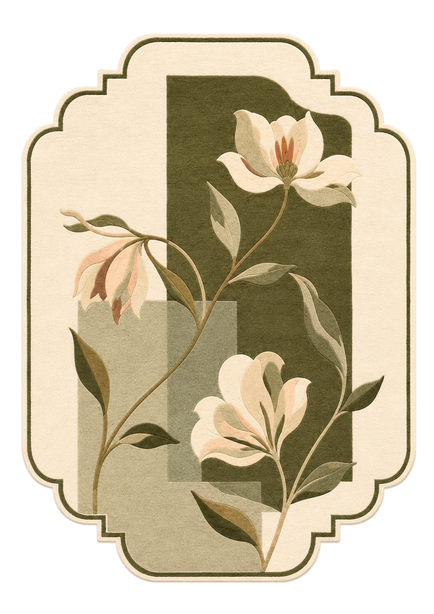 Woolen Handtufted Carpet _ Yulan