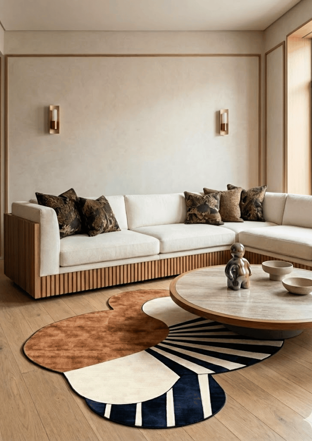 Viscose & Wool Blended Hand tufted Carpet _ Forma Fly