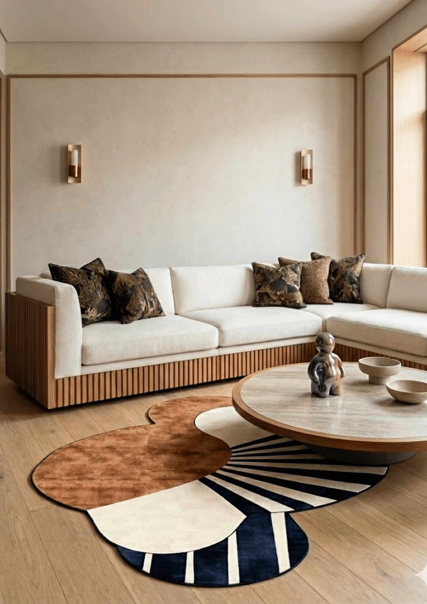 Viscose & Wool Blended Hand tufted Carpet _ Forma Fly