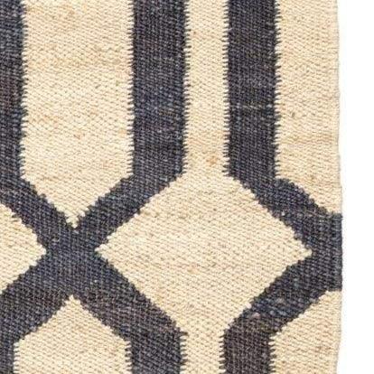 Hemp Hand Woven Rug Flat - Fiji