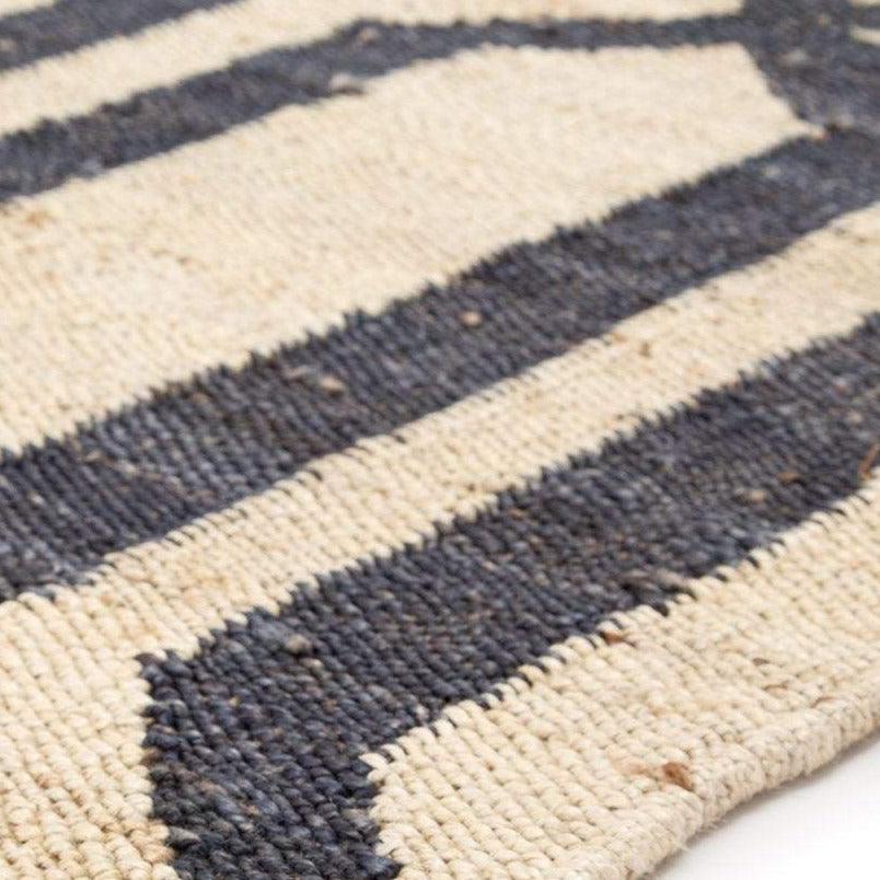Hemp Hand Woven Rug Flat - Fiji